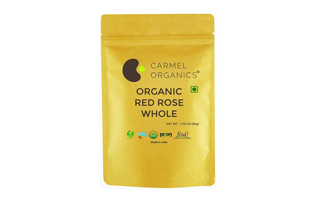 Carmel Organics Red Rose Whole    Pack  50 grams